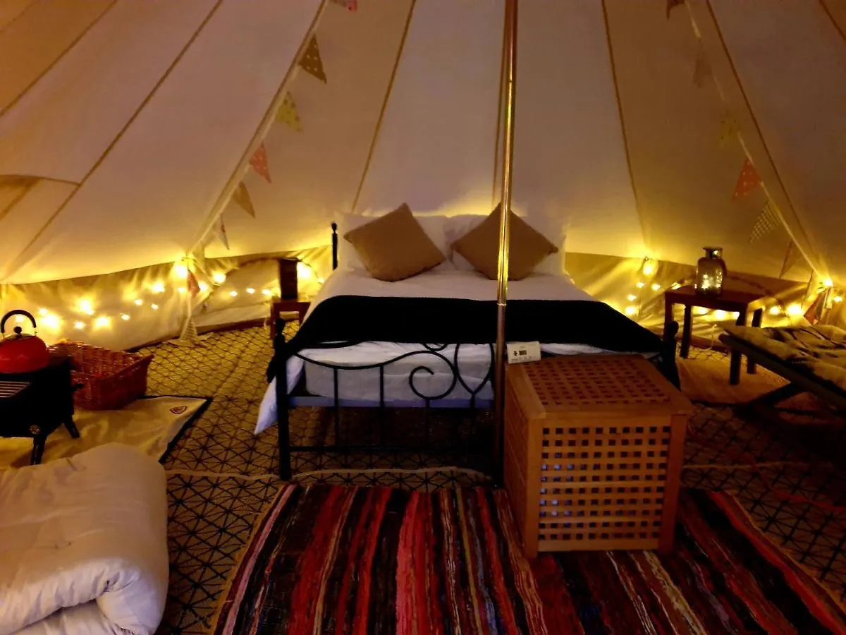 5M Xl Bell Tent With Log Burner Near Whitby Saltburn-by-the-Sea 0*,